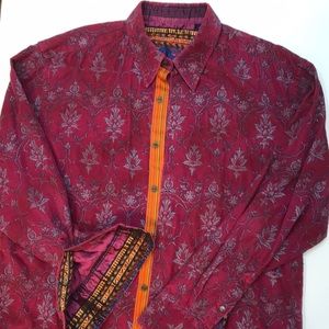 Robert Graham embroidered shirt